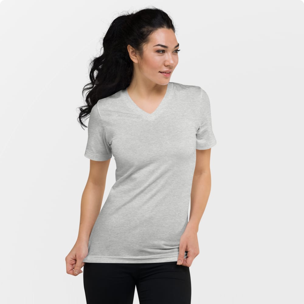 Unisex Vneck Tee Bella+Canvas 3005