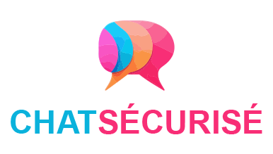 Design AI logo maker d’une bulle de chat colorée pour Secure Chat.