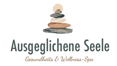 AI-Logo-Maker-Design von gestapelten Steinen für Balanced Soul Health & Wellness Spa.