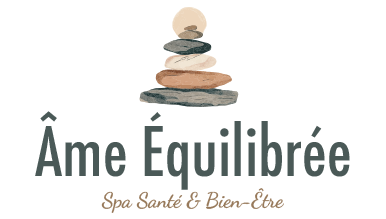 Design AI logo maker de pierres empilées pour Balanced Soul Health & Wellness Spa.