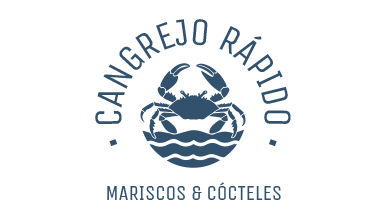 Diseño de AI logo maker de un cangrejo con olas para Snappy Crab Seafood & Cocktails.