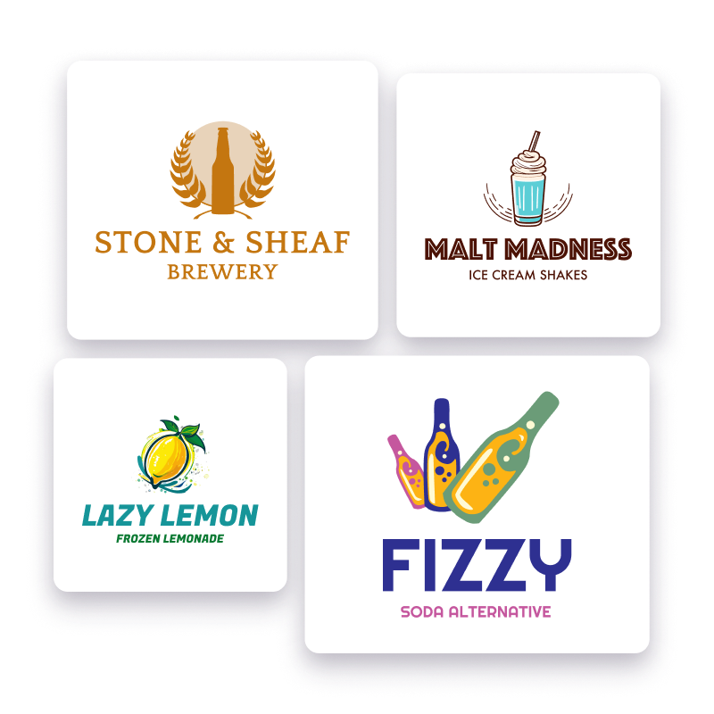 Beverage Logo Examples