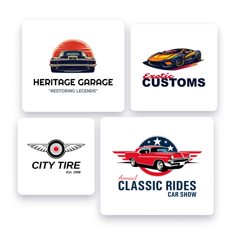 Car Transportation Logo Examples