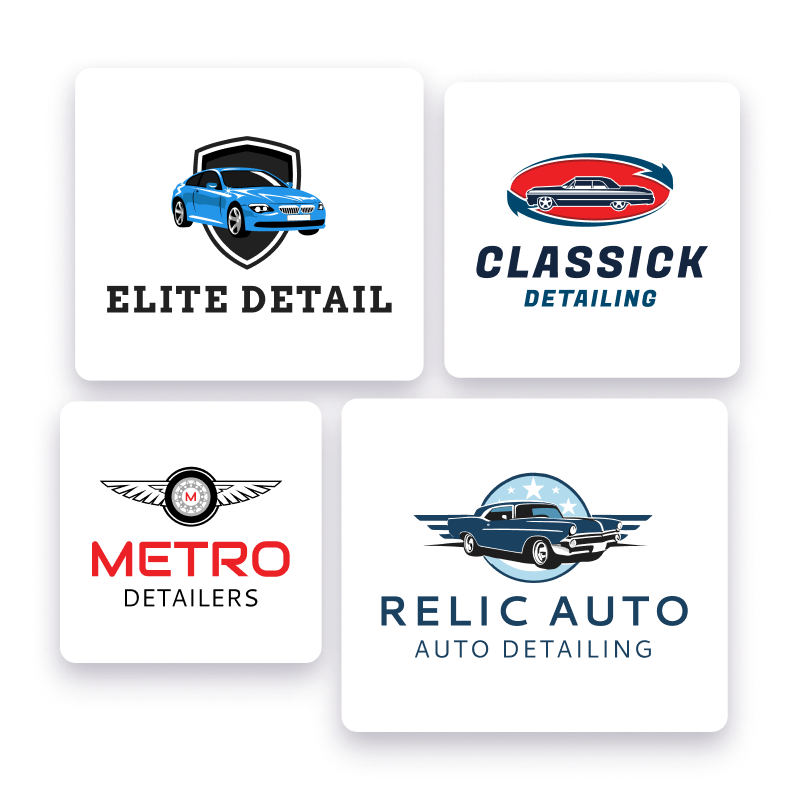 Car Detailing Logo Examples