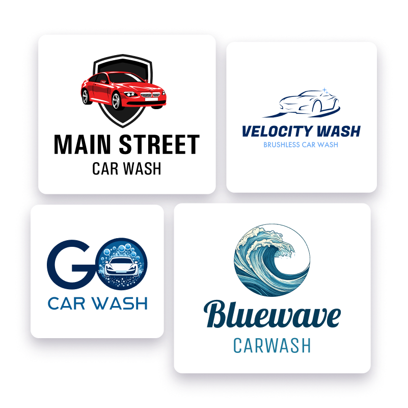 Car Wash Logo Examples