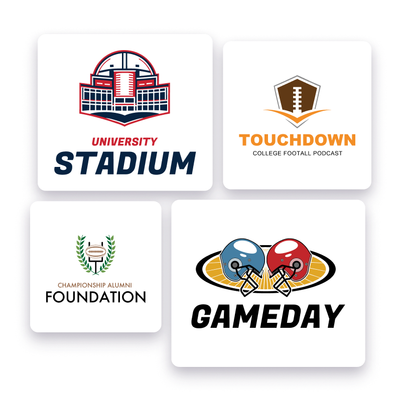 College Football Logo Examples