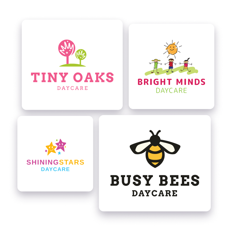 Daycare Logo Examples