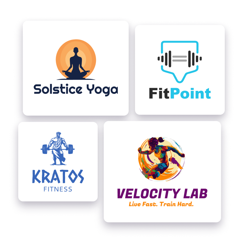Gym Fitness Logo Examples