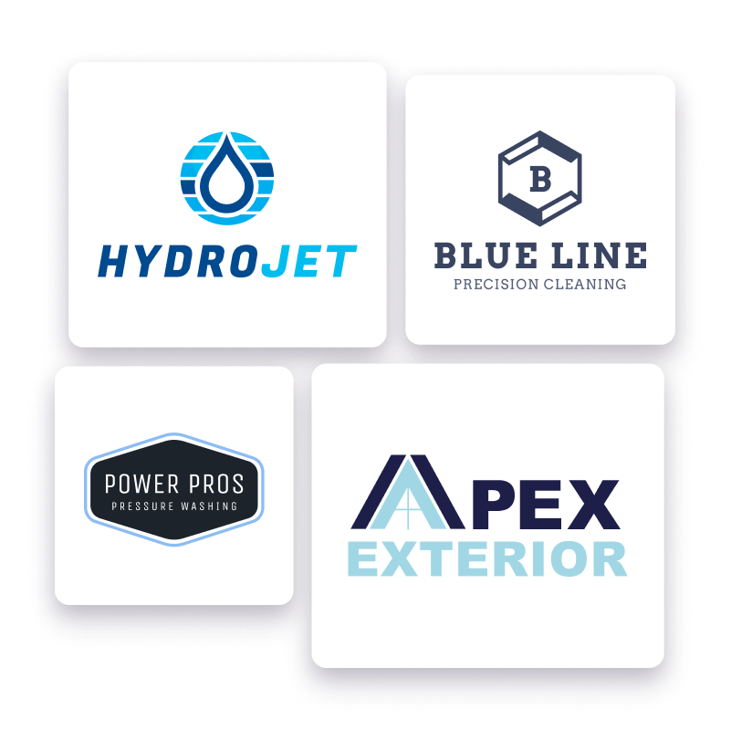 Power Washing Logo Examples