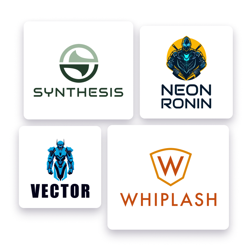 SuperHero Logo Examples