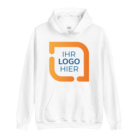Vorderseiten-Design eines individuellen Kapuzen-Sweatshirts mit Logo-Design