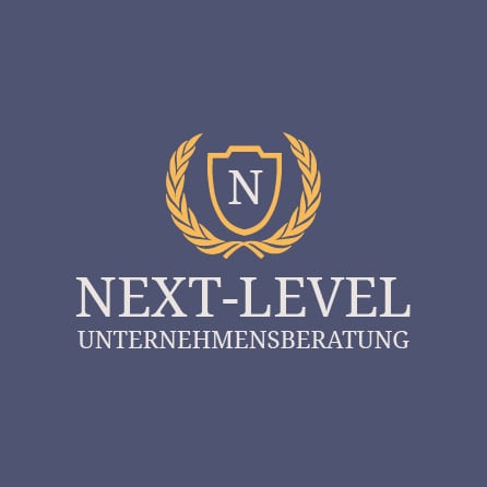 Next Level Consulting Icon Blaues Logo-Design erstellt mit Logo Maker