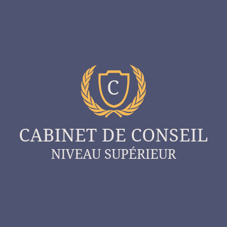 Icône de Next Level Consulting bleue, conception de logo créée avec Logo Maker