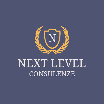 Icona Next Level Consulting, design del logo blu creato con Logo Maker
