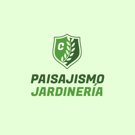 GreenScape cuidado del césped, ícono verde, diseño de logotipo creado con Logo Maker