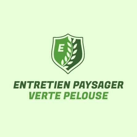 Icône de GreenScape soins de pelouse, conception de logo vert créée avec Logo Maker