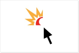 Arrow pointing to a diy icon logo design