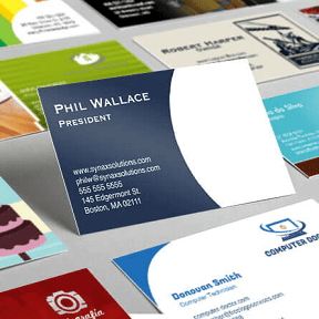 Example business card